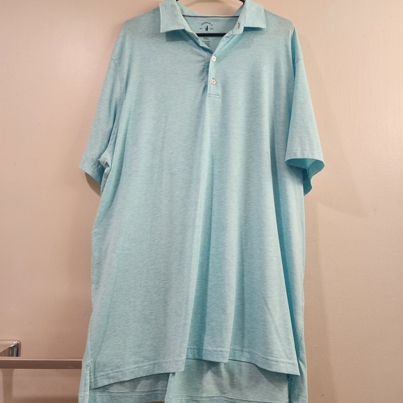 Jonnie-O Mens Polo Shirt 2xl  Teal In Color - Picture 1 of 4